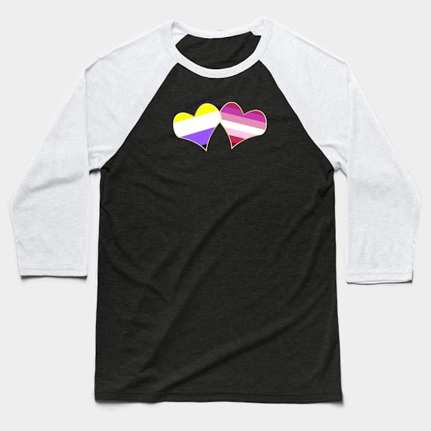 Non-gender/Orientation Baseball T-Shirt by traditionation